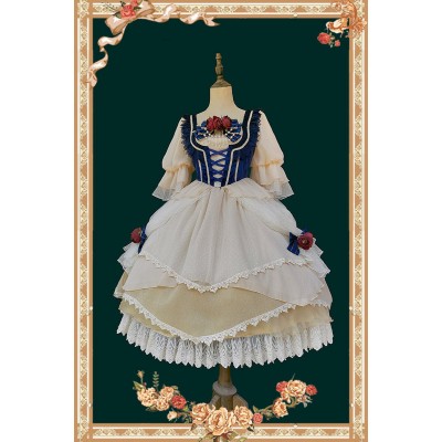 Infanta Snow White Top and Skirt Set(Full Payment Without Shipping)